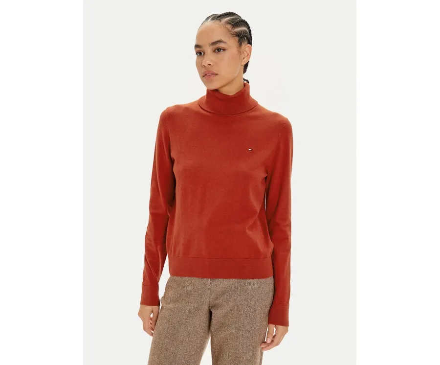 obrazek 1 Tommy Hilfiger Golf WW0WW43211 Czerwony Regular Fit