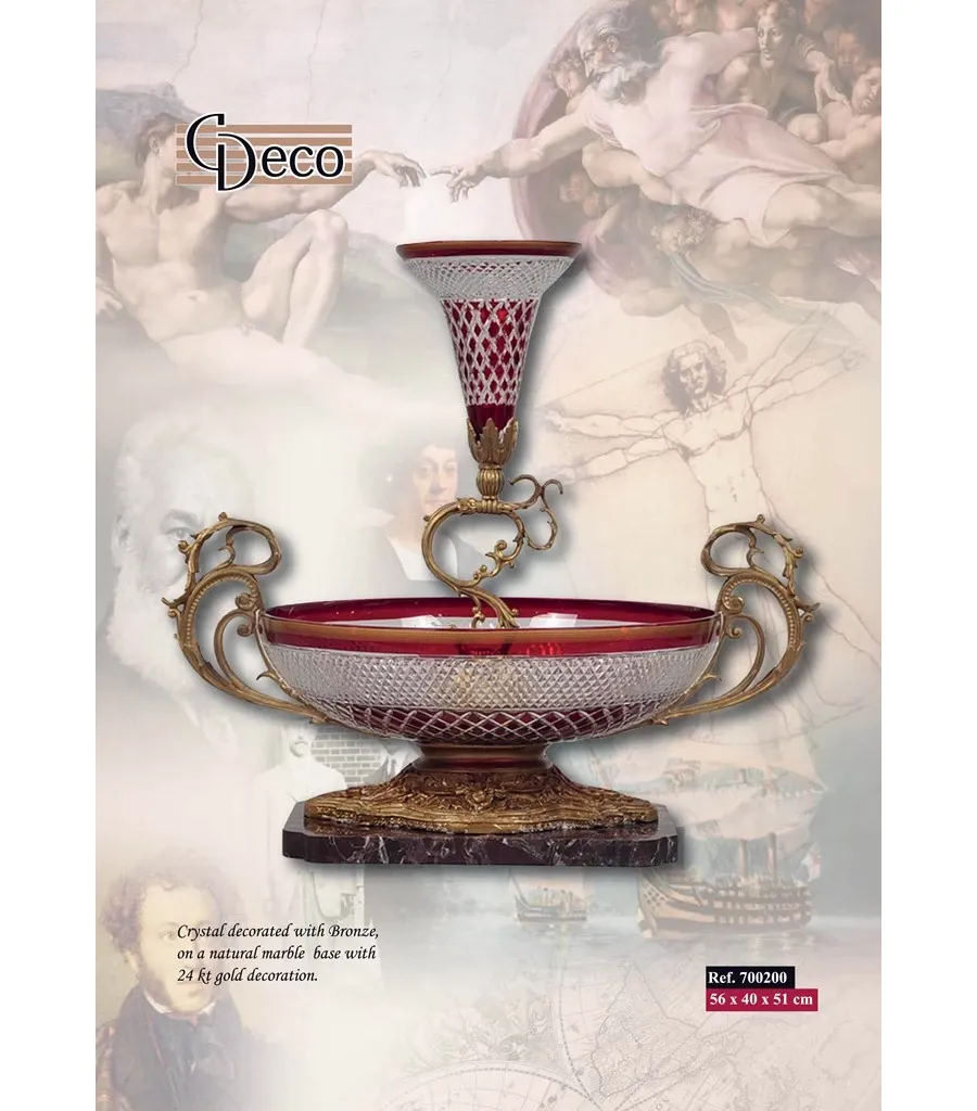 picture 1 Desk Adornment Lake Palace with Crystal Bowl