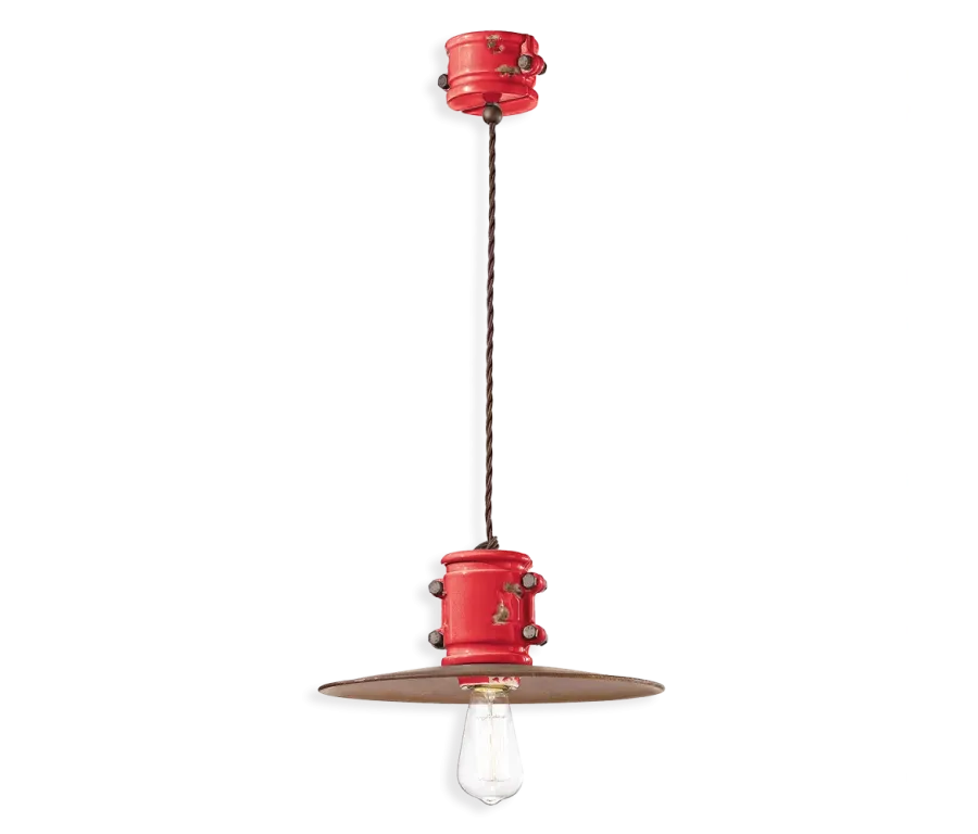 obrazek 6 Duża lampa wisząca Urban w stylu retro z Włoch