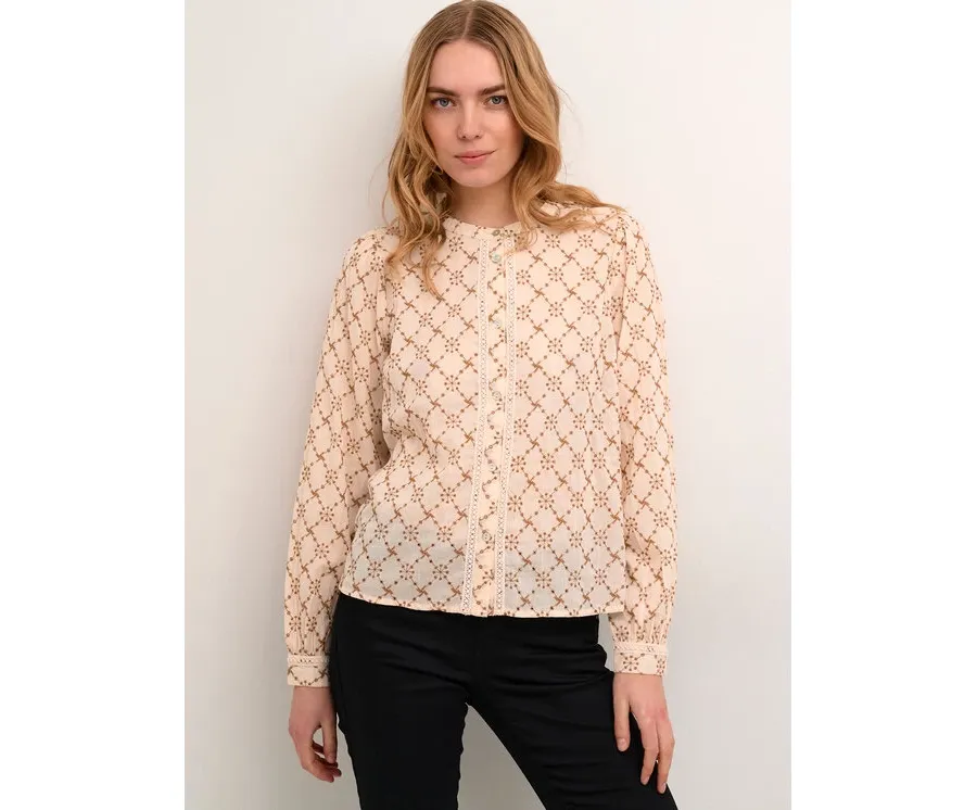 obrazek 1 Cream Koszula Crsandra 10611669 Różowy Regular Fit