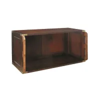 Picture Vintage wooden open shelf - Authentic Models