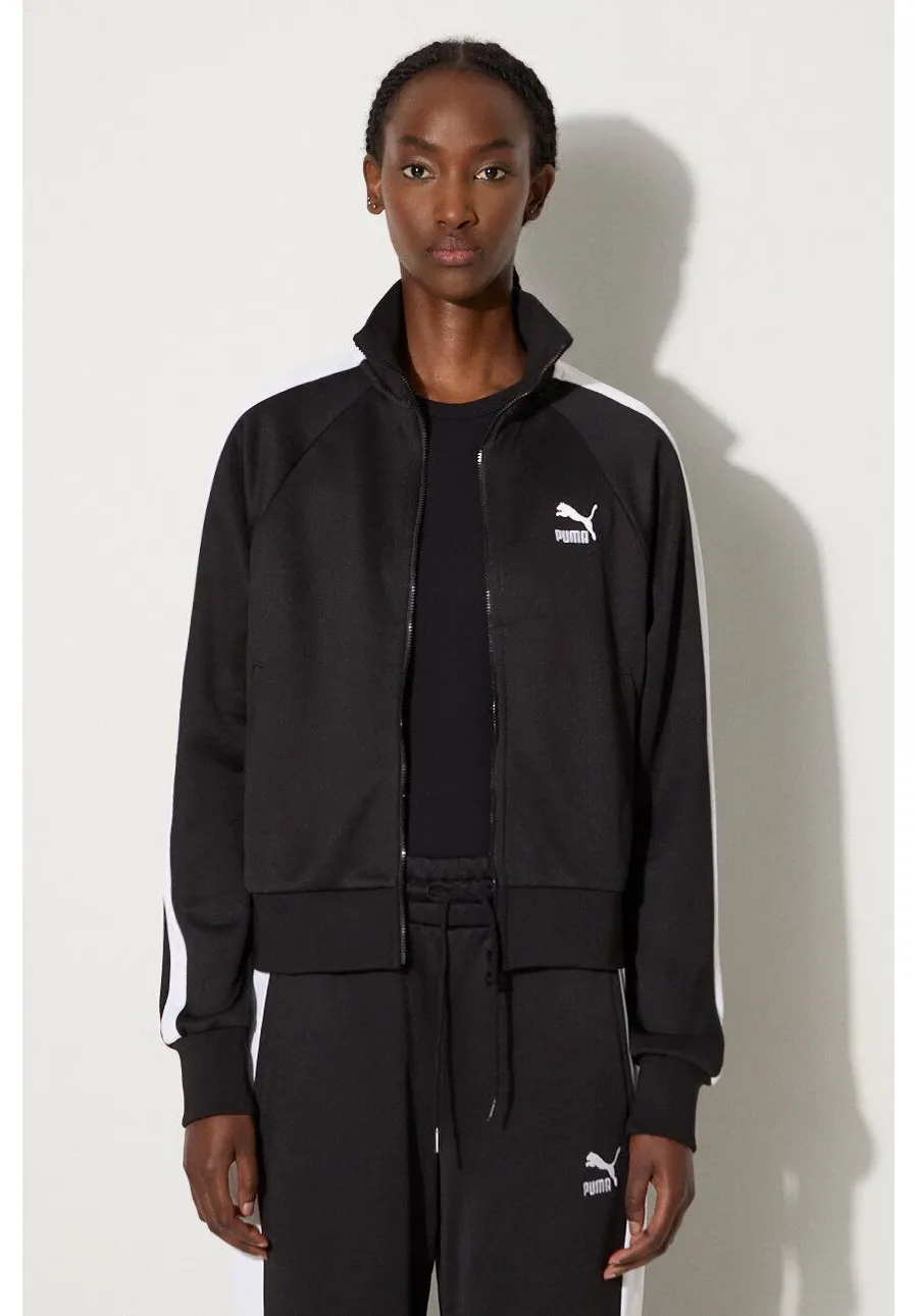 obrazek 1 Puma bluza Iconic T7 Track Jacket damska kolor czarny wzorzysta 627994