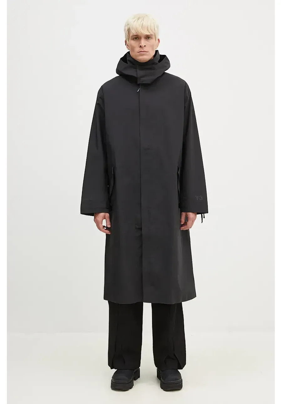obrazek 1 Y-3 kurtka Graphic Parka męska kolor czarny przejściowa IW7481