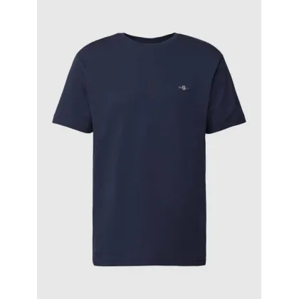 Zdjęcie T-shirt o kroju regular fit z wyhaftowanym logo model ‘SHIELD’