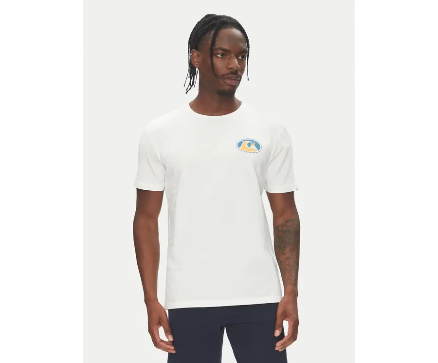 obrazek 1 Quiksilver T-Shirt Ev Flower Chaos Ss EQYZT08050 Biały Regular Fit