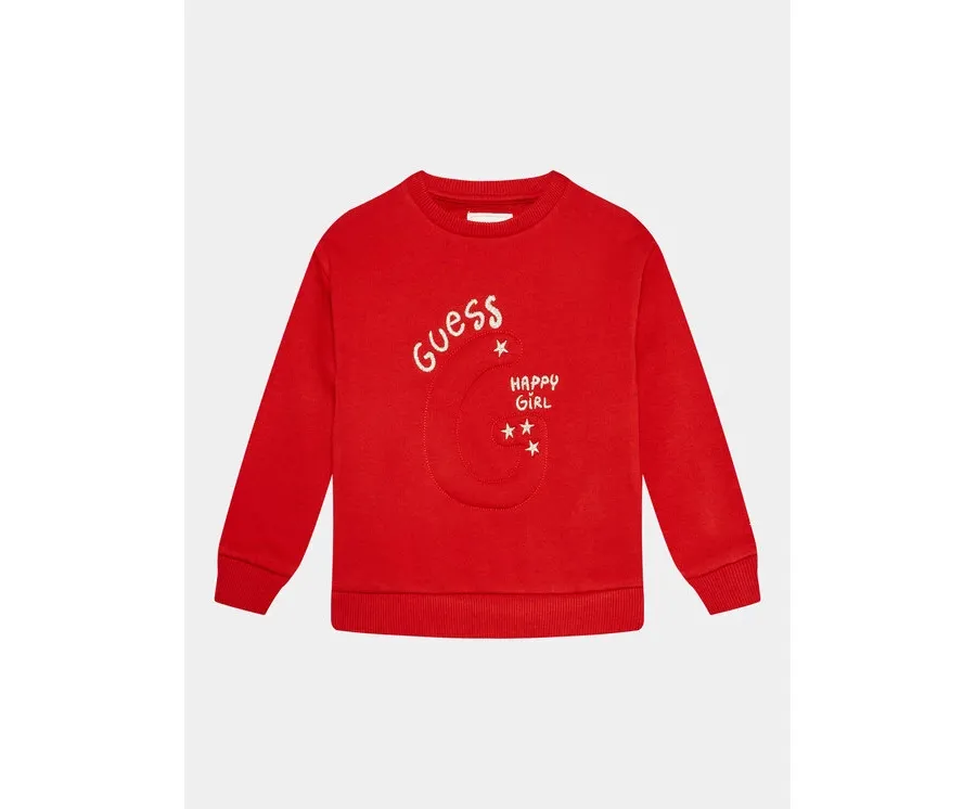 obrazek 1 Guess Bluza K3BQ00 KAD74 Czerwony Regular Fit