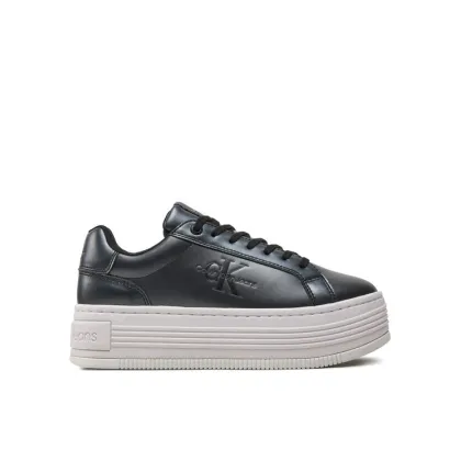 Zdjęcie Calvin Klein Jeans Sneakersy Bold Platf Low Lace Lth Ml Mtl YW0YW01464 Czarny