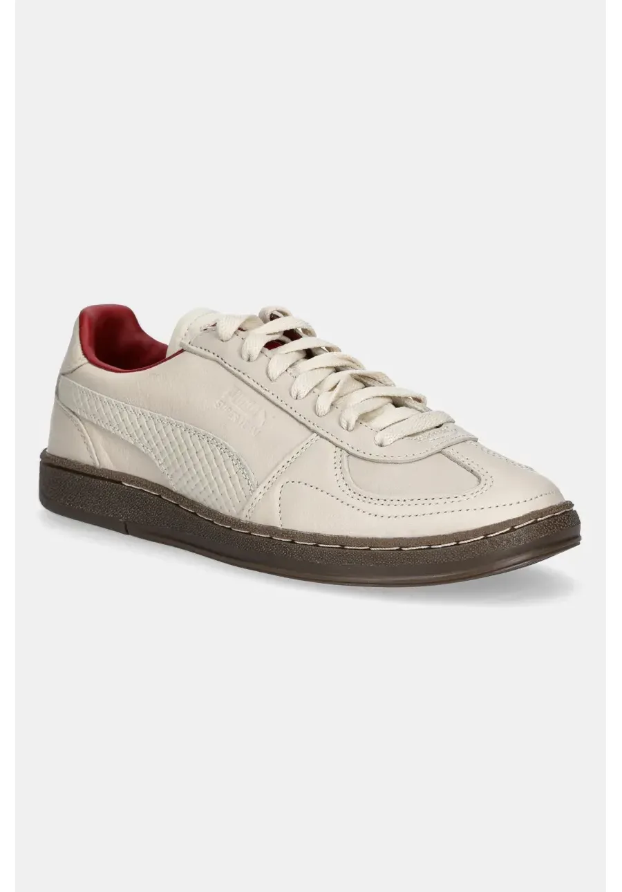 obrazek 1 Puma sneakersy skórzane Super Team Palais Artisan męskie kolor beżowy 400374