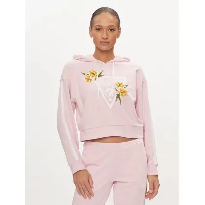 Zdjęcie Guess Bluza Zoey V4GQ04 KC6V1 Różowy Regular Fit