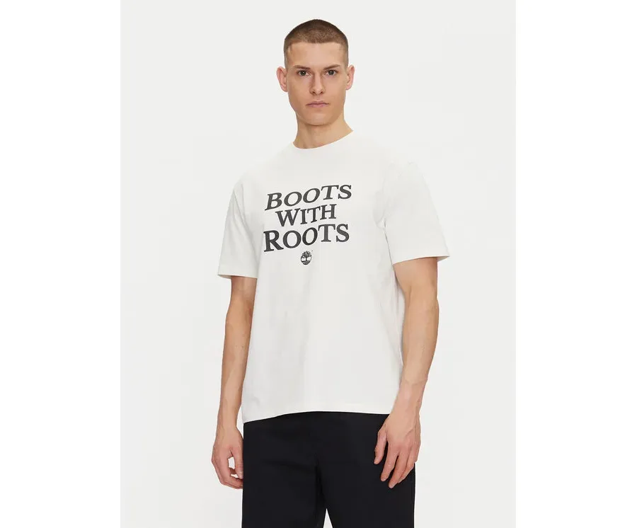 obrazek 1 Timberland T-Shirt TB0A6F4N Biały Regular Fit