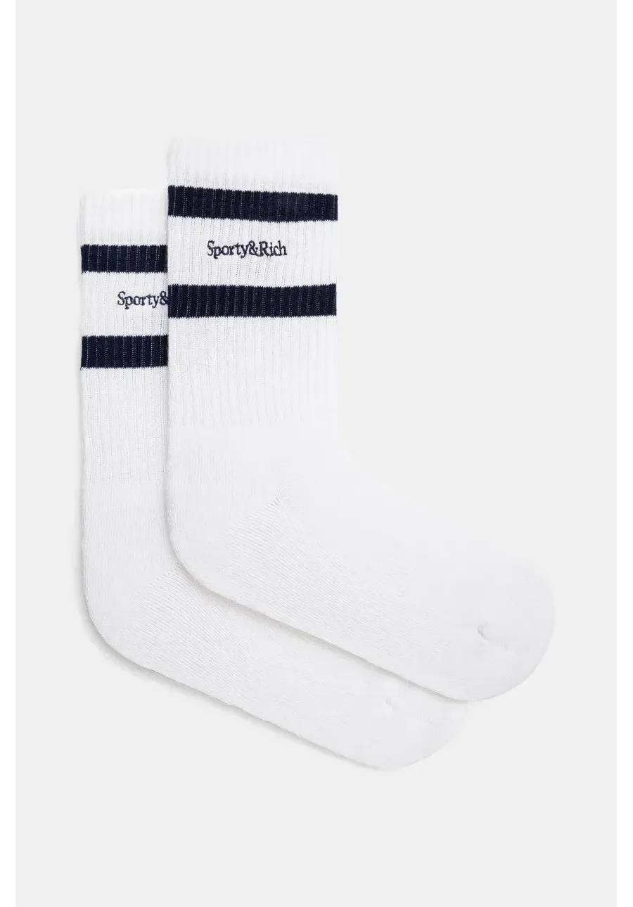 obrazek 1 Sporty & Rich skarpetki Faubourg kolor biały AC026517619WH01
