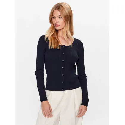 Zdjęcie Tommy Hilfiger Kardigan WW0WW38995 Granatowy Slim Fit