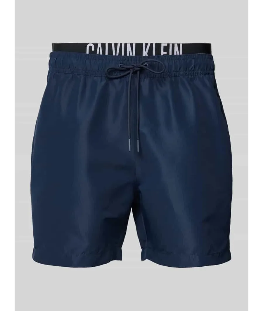 obrazek 1 Spodenki kąpielowe z nadrukiem z logo