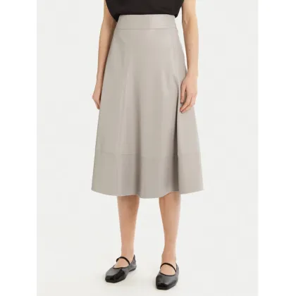 Zdjęcie Max Mara Leisure Spódnica z imitacji skóry Marzia 2516771027 Szary Regular Fit