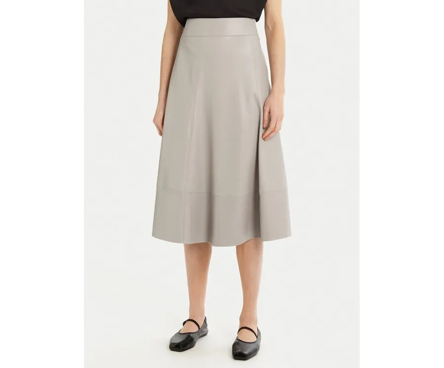 obrazek 1 Max Mara Leisure Spódnica z imitacji skóry Marzia 2516771027 Szary Regular Fit