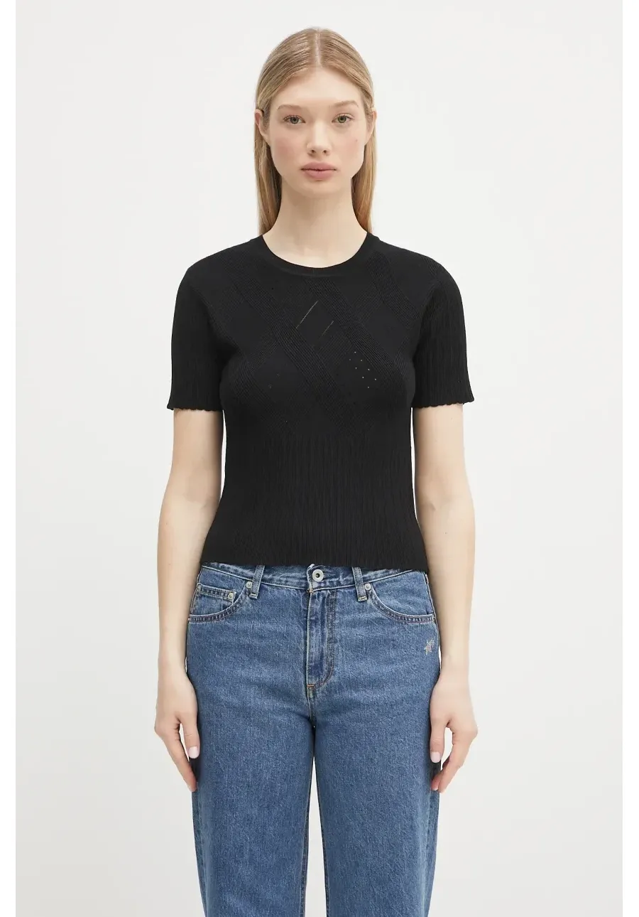 obrazek 1 Kenzo sweter damskie kolor czarny lekki FF52PU4983CW.99J