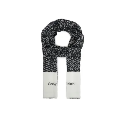 Zdjęcie Calvin Klein Szal Aop Minimal Logo LV04F8053G Czarny