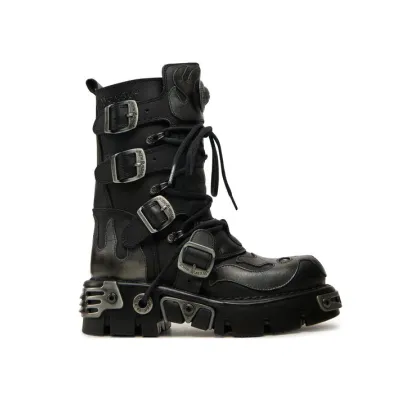 Zdjęcie NEW ROCK Glany M-107-S2 Czarny