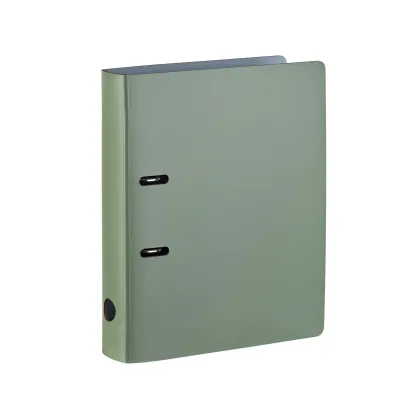 Zdjęcie Prestiżowy segregator na dokumenty w kolorze eukaliptusa wykonany ze skóry