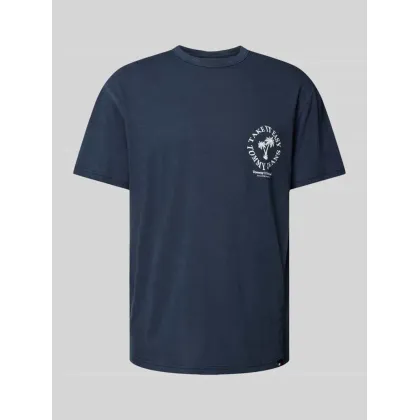 Zdjęcie T-shirt z nadrukiem ze sloganem