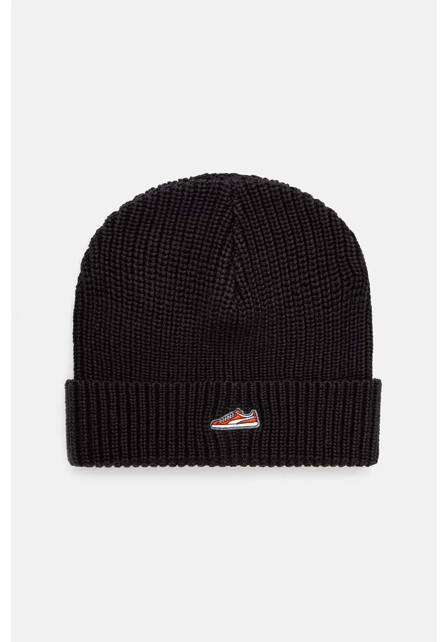 obrazek 1 Puma czapka bawełniana Classics Graphic Short Beanie kolor czarny bawełniana 025680