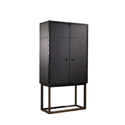 Picture Modern high Compass sideboard on a wooden base - Collecion Alexandra