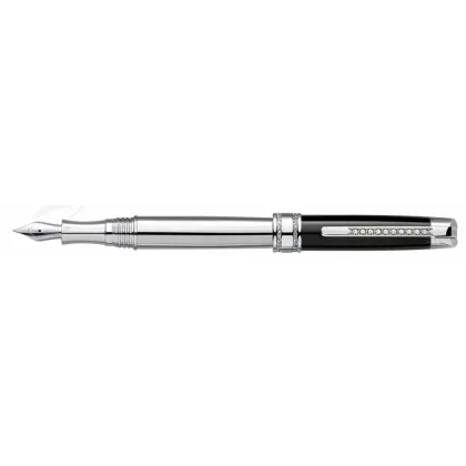 Picture ST-F938-0BK STERLING SILVER 925 Fountain Pen