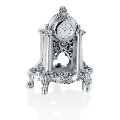 Picture Standing clock with floral motifs