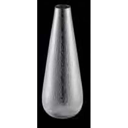 Zdjęcie Posrebrzany wazon Drip - h 21 cm