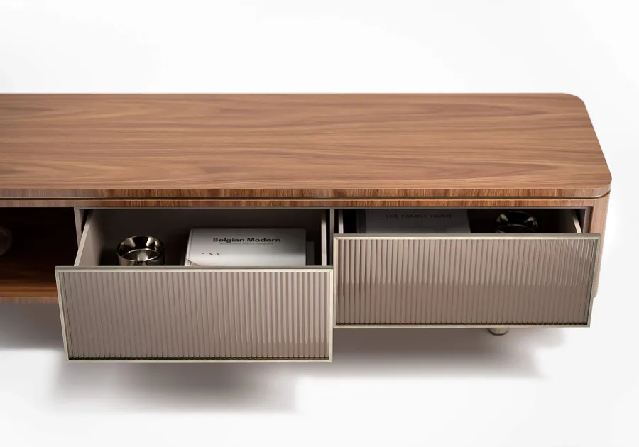 obrazek 16 Luksusowa modernistyczna szafka RTV do salonu - prosto z Włoch