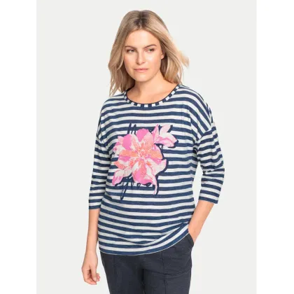 Zdjęcie Olsen Bluzka 11105053 Granatowy Regular Fit