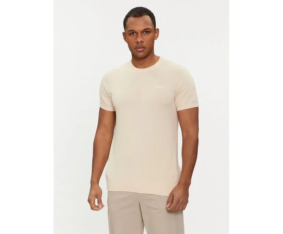 obrazek 1 Guess Sweter M4GR05 Z3DN1 Écru Regular Fit