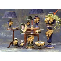 Picture A tasteful blue pottery pot