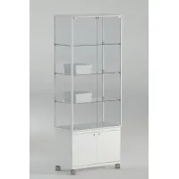 Picture Shop window with a cabinet and three shelves
