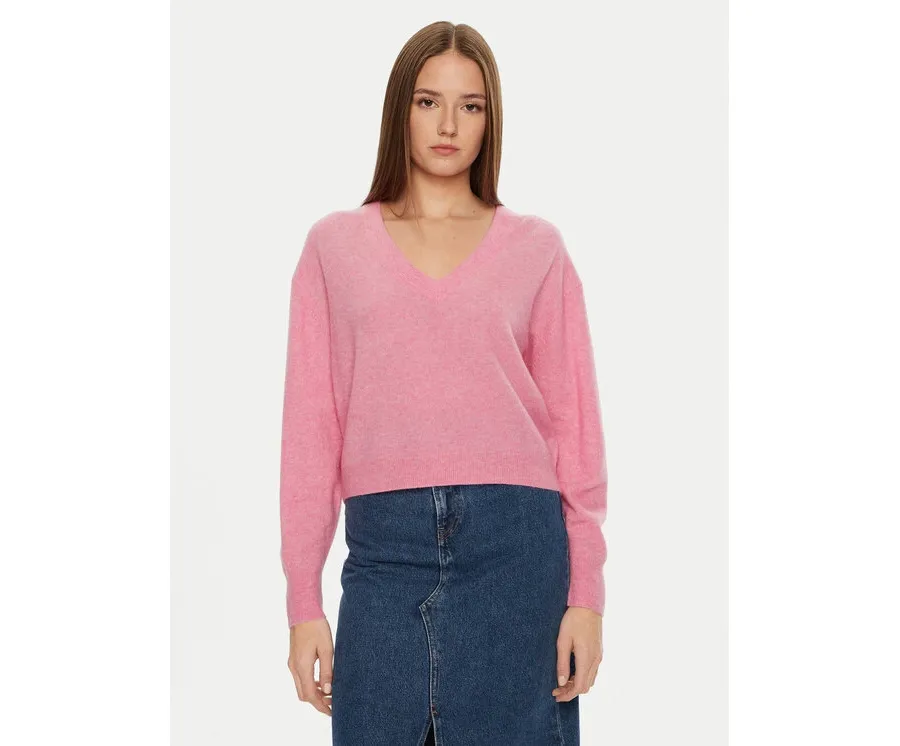 obrazek 1 American Vintage Sweter Raxow RAX18AH24 Różowy Loose Fit
