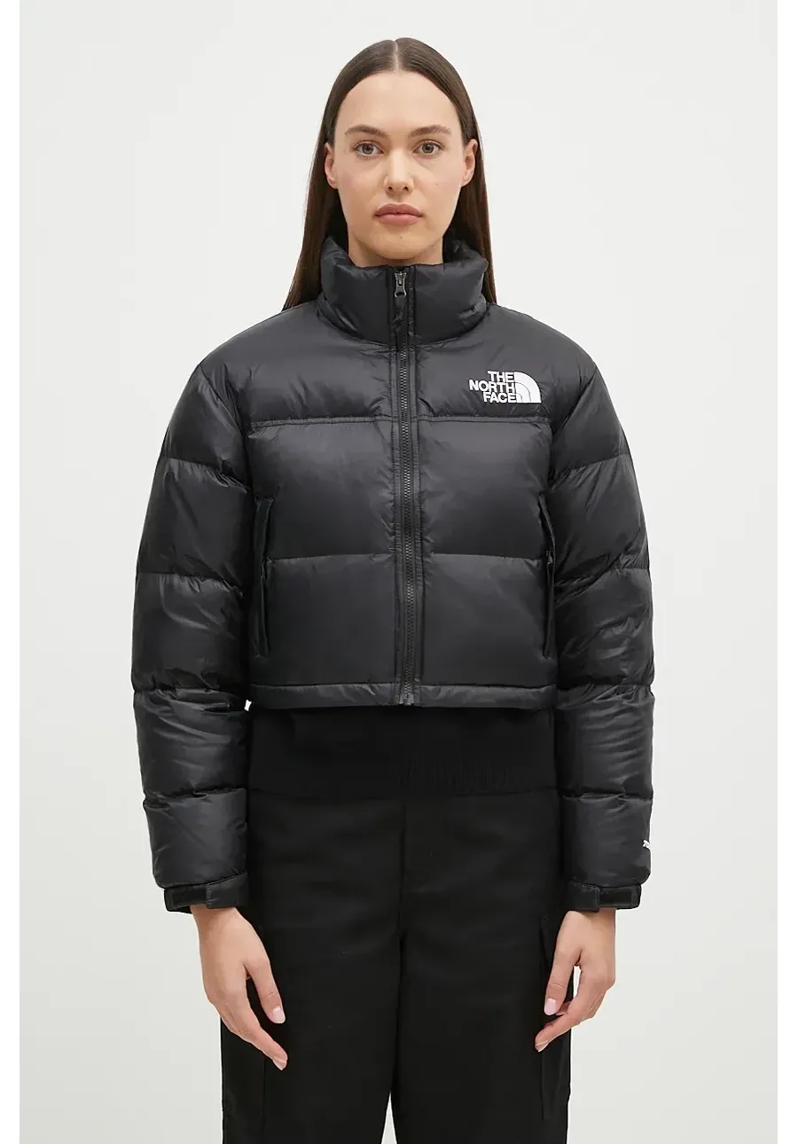 obrazek 1 The North Face kurtka puchowa NUPTSE SHORT JACKET damska kolor czarny zimowa NF0A5GGEKX71