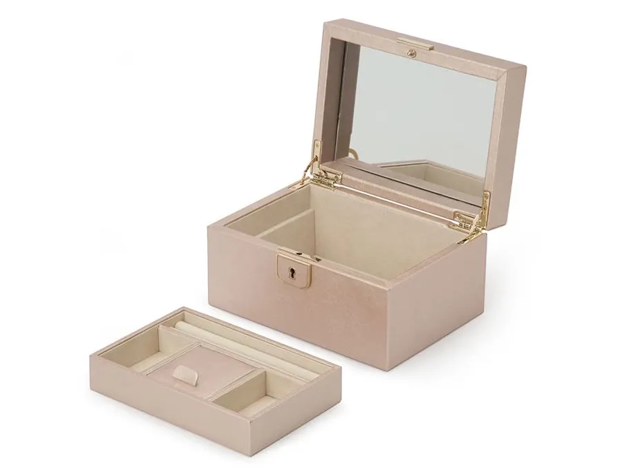 obrazek 2 Skórzany kuferek na biżuterię Palermo Rose Gold