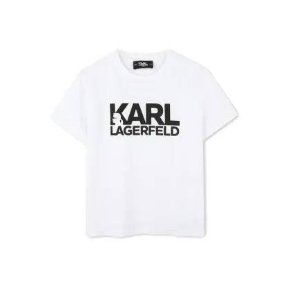 Zdjęcie Karl Lagerfeld Kids T-Shirt Z30435 M Biały Regular Fit