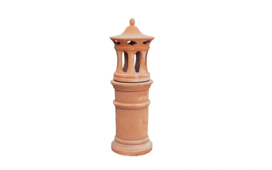 obrazek 1 Ceramiczny włoski kocioł z rurą - Goti Terrecotte