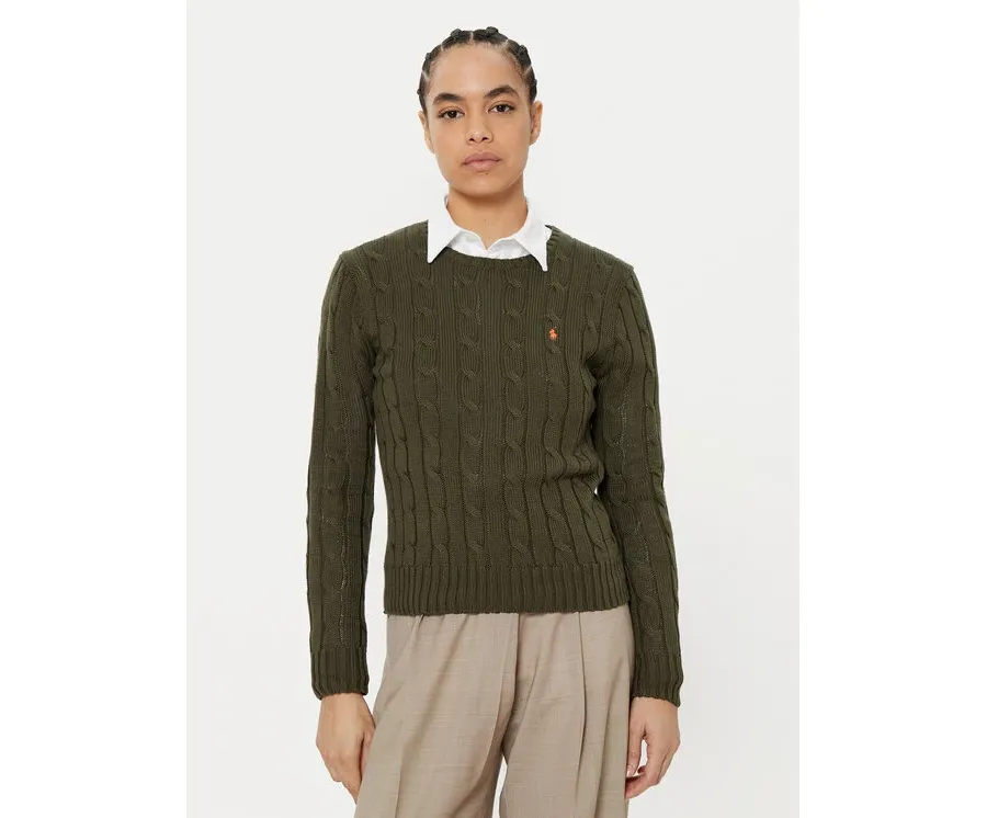 obrazek 1 Polo Ralph Lauren Sweter 211891640030 Zielony Regular Fit