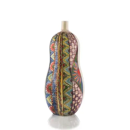 Zdjęcie Stylowy ceramiczny malowany wazon