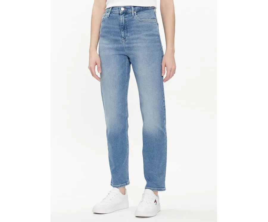 obrazek 1 Tommy Jeans Jeansy Julie DW0DW17615 Niebieski Straight Fit
