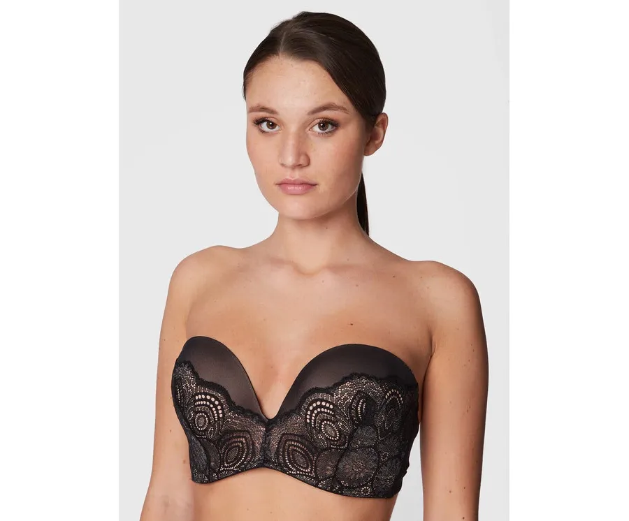 obrazek 1 Wonderbra Biustonosz bardotka WB000BHO Czarny