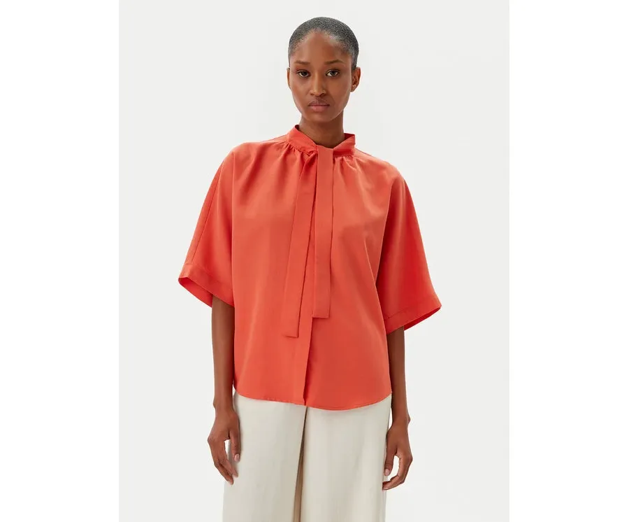 obrazek 1 Marc O'Polo Bluzka 503 0840 41013 Czerwony Relaxed Fit