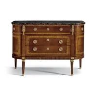 Zdjęcie Elegancka komoda z blatem marmurowym