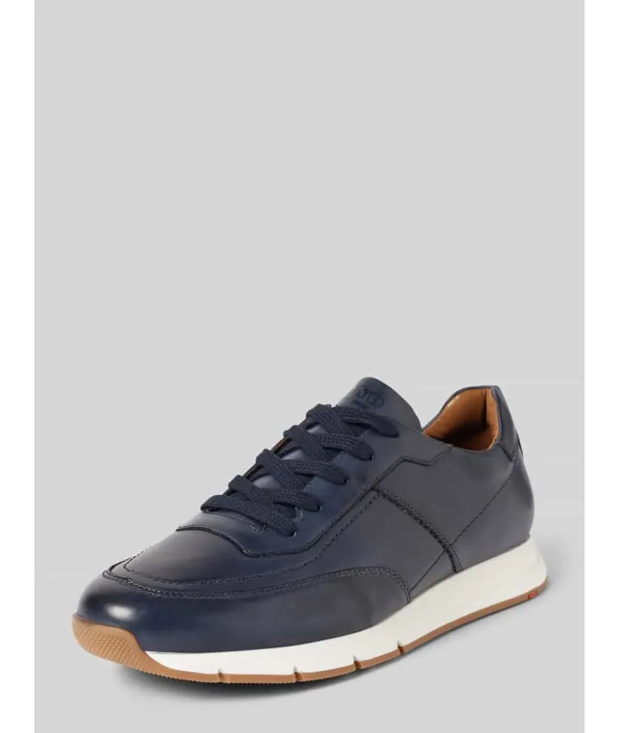 obrazek 1 Sneakersy skórzane z ozdobnymi szwami model ‘AMSTERDAM’