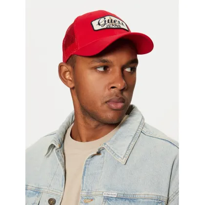 Zdjęcie Guess Jeans Czapka z daszkiem M5RZ17 WF8V1 Czerwony