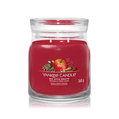Zdjęcie Yankee Candle Red Apple Wreath Signature Jar Świeca zapachowa 368 g