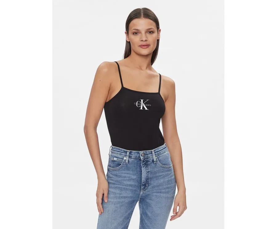 obrazek 1 Calvin Klein Jeans Body Monologo J20J223421 Czarny Slim Fit