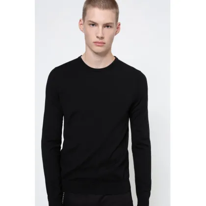 Zdjęcie Hugo Sweter San Paolo 2 50435679 Czarny Regular Fit HUGO